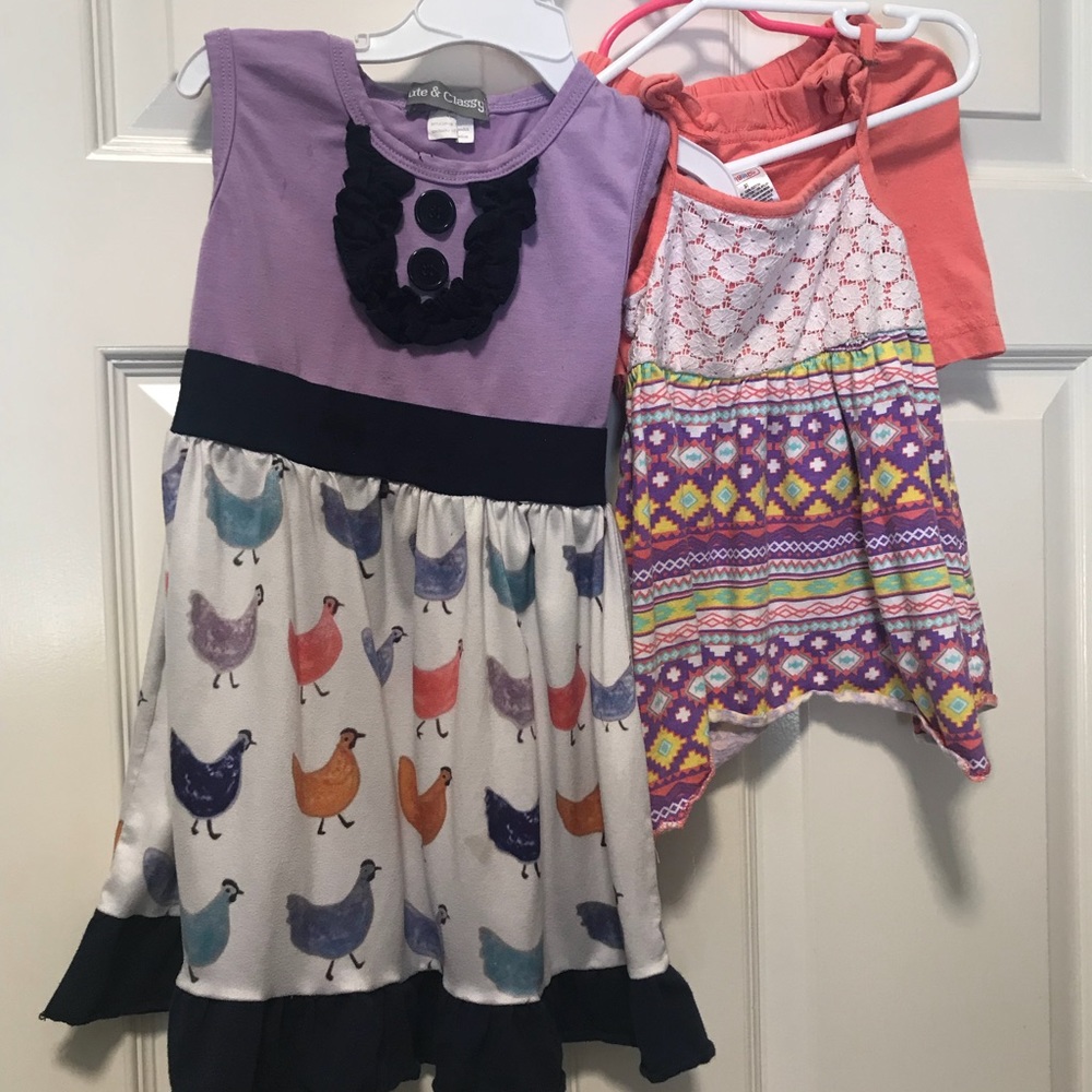 3t girls clothing lot 5 outfits